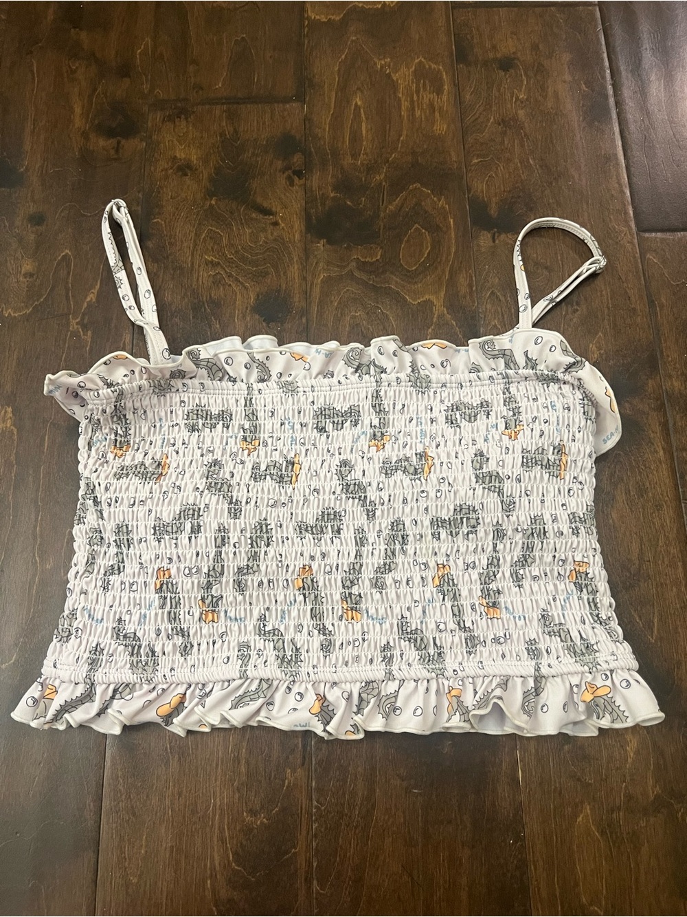 Kortni Jeane Seahorse cowboy swim top